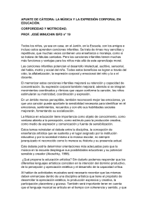 Apunte de C&aacute;tedra: M&uacute;sica y Expresi&oacute;n Corporal en Educaci&oacute;n