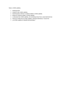 Estr&eacute;s Laboral: Tema 2