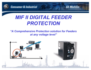MIF II Digital Feeder Protection: Sales Training Guide