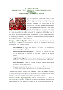 Poder Popular en Venezuela: Principios y Valores Socialistas