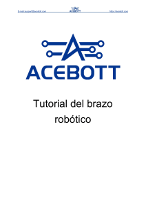 QD022 Tutorial del brazo mec&aacute;nico ACECode