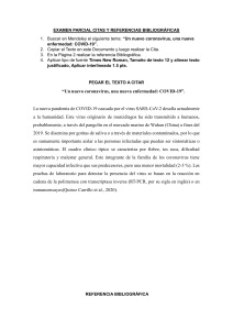 Examen Parcial: Citas y Referencias Bibliogr&aacute;ficas con Mendeley
